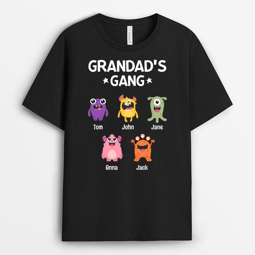 Grandad/Daddy‘s Gang - Personalised Gifts | T-shirts for Grandad/Dad