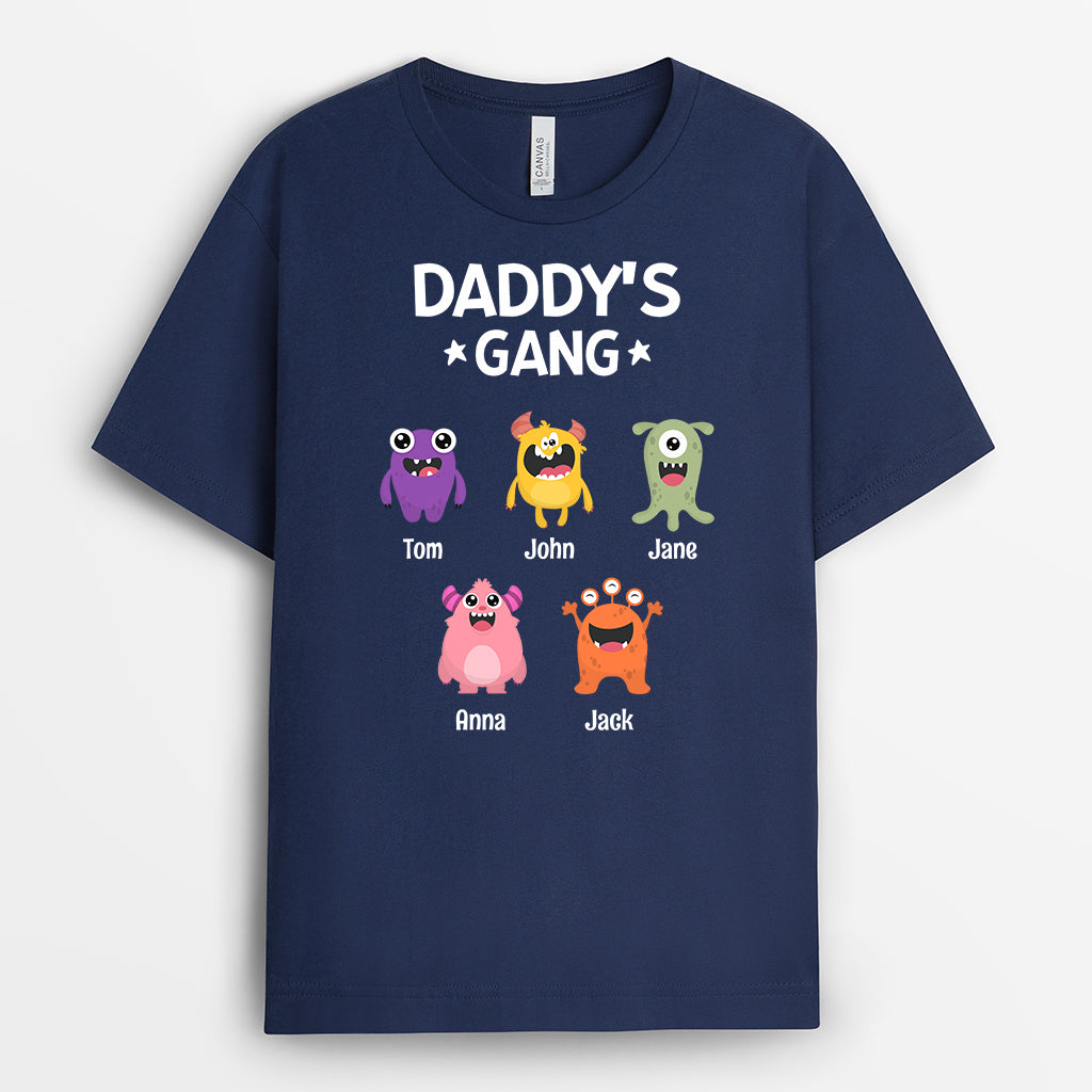 Grandad/Daddy‘s Gang - Personalised Gifts | T-shirts for Grandad/Dad