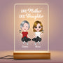 0796LUK2 Personalised 3D LED Light Gifts Mother Grandma Mum