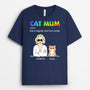 0798AUK2 Personalised T shirts Gifts Heart Cat Lovers