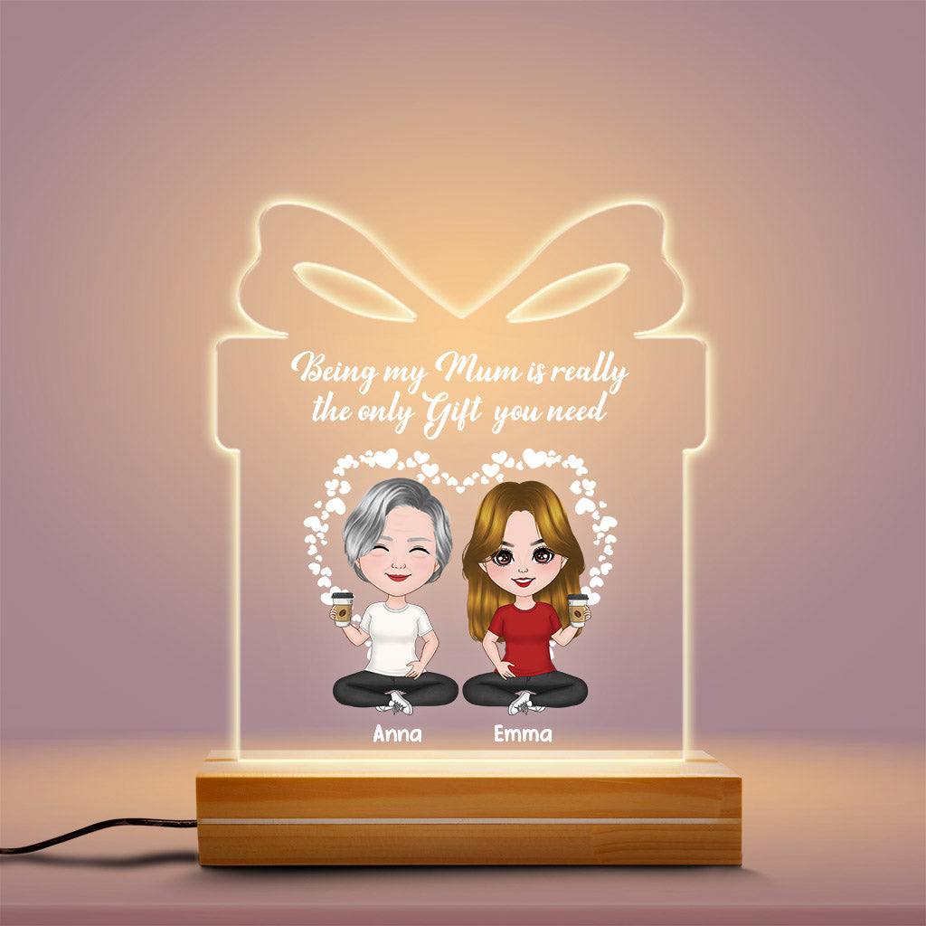 0807LUK2Personalised 3D LED Light Gifts Mother Grandma Mum