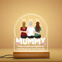 0811LUK1 Personalised 3D LED Light Gifts Mother Grandma Mum