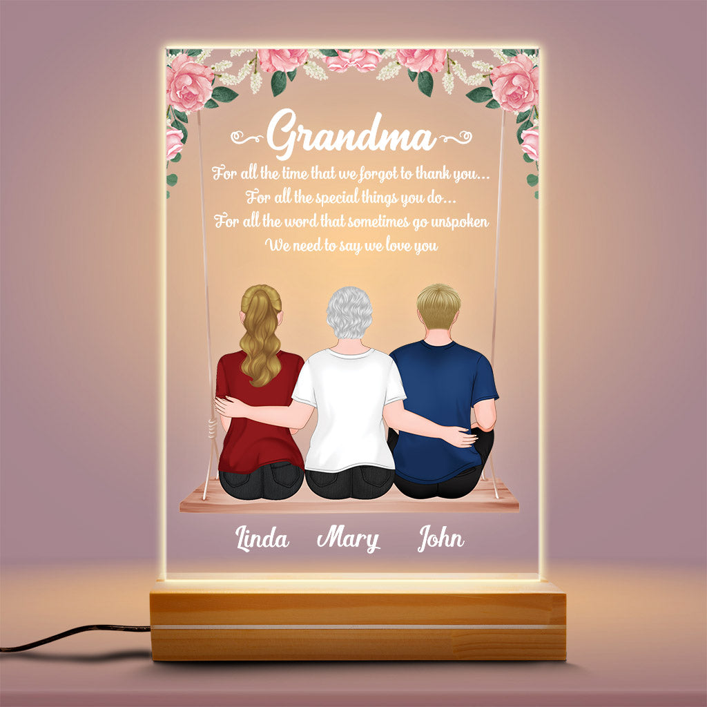I Need To Say I Love You - Personalised Gifts | Night Light for Grandma/Mum
