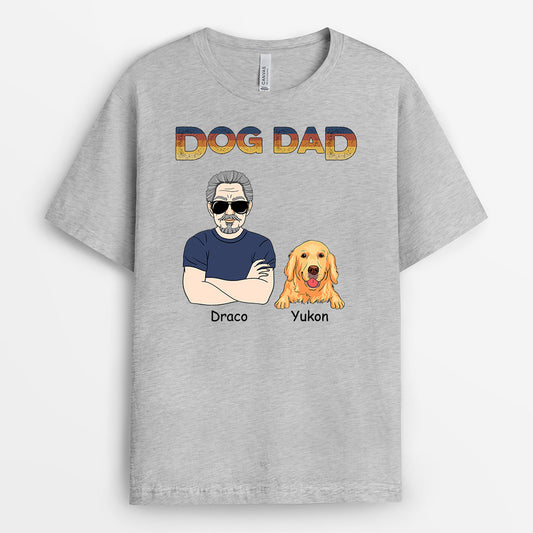 0821AUK2 Personalised T shirts Gifts Dog Dog Lovers