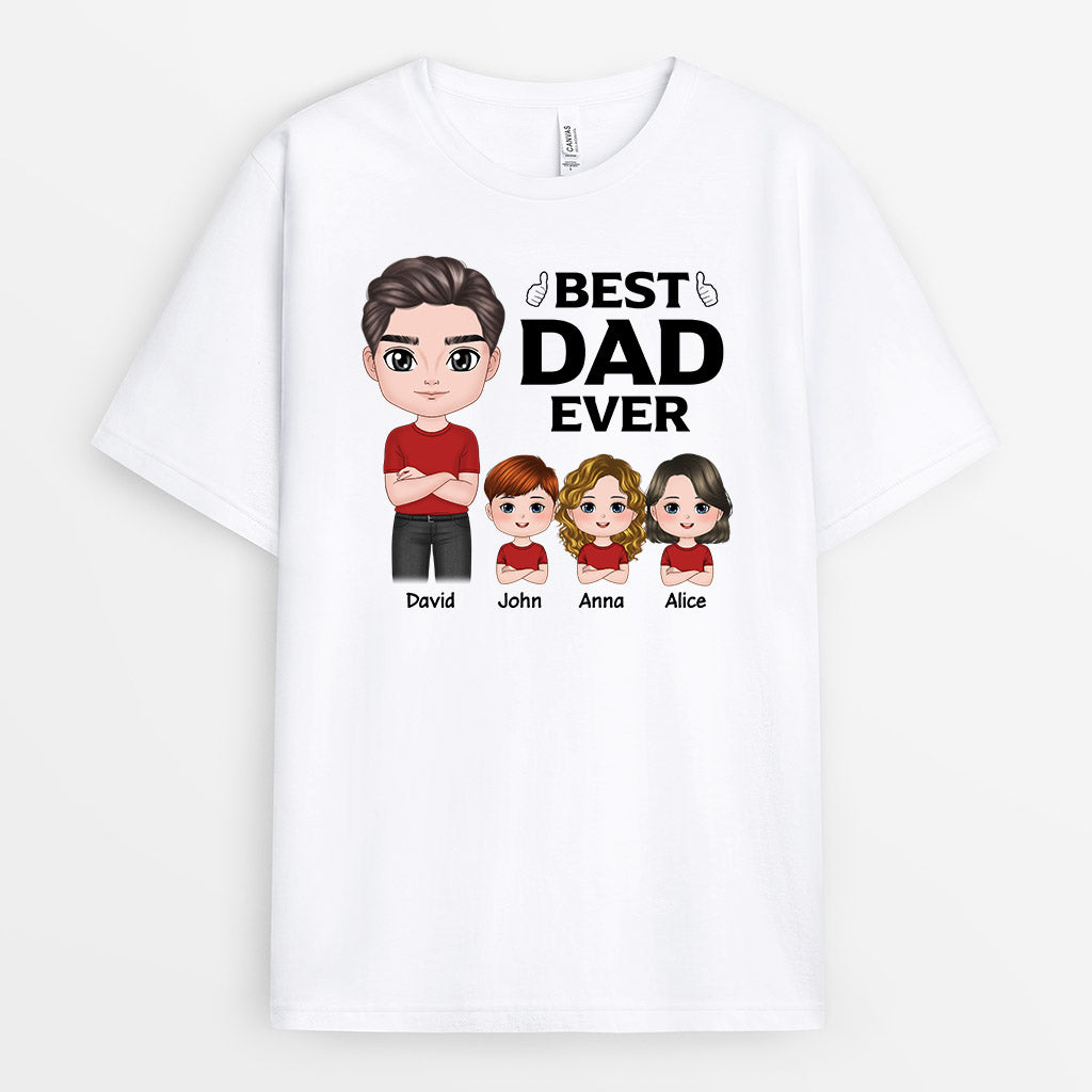 Best Dad/Grandad Ever - Personalised Gifts | T-shirts for Grandad/Dad