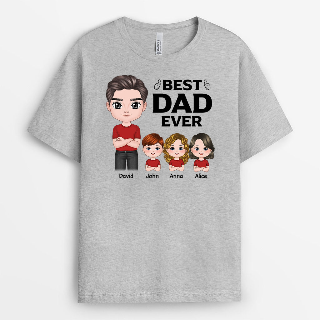 Best Dad/Grandad Ever - Personalised Gifts | T-shirts for Grandad/Dad