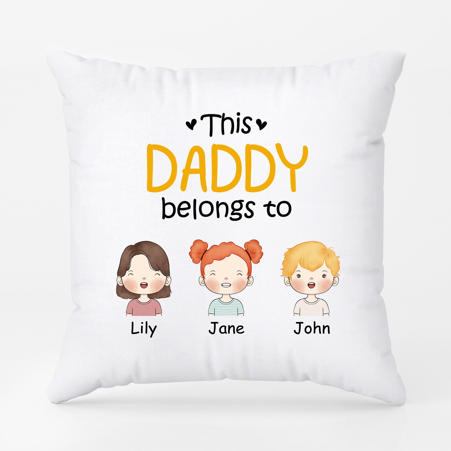 0827PUK1 Personalised Pillows Gifts Grandad Dad