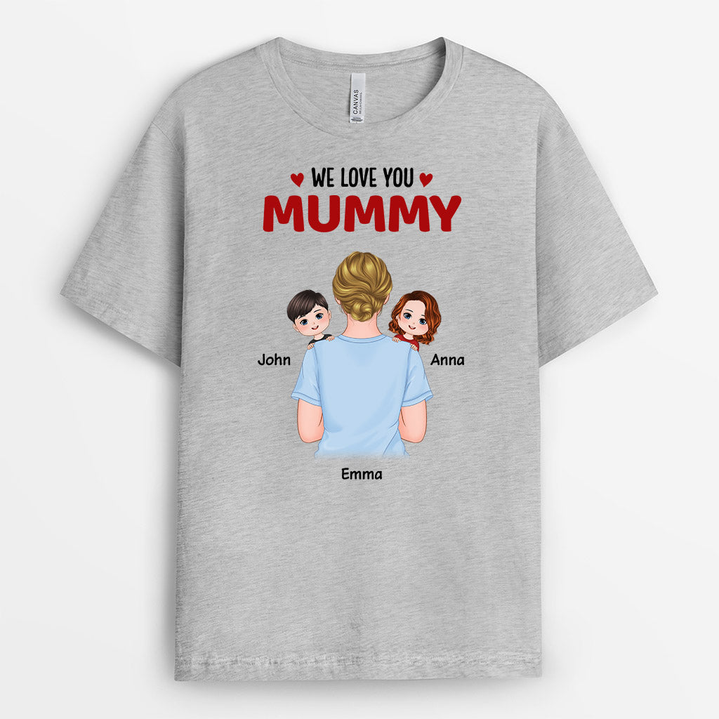 We Love You Mummy/Nana - Personalised Gifts | T-shirts for Grandma/Mum