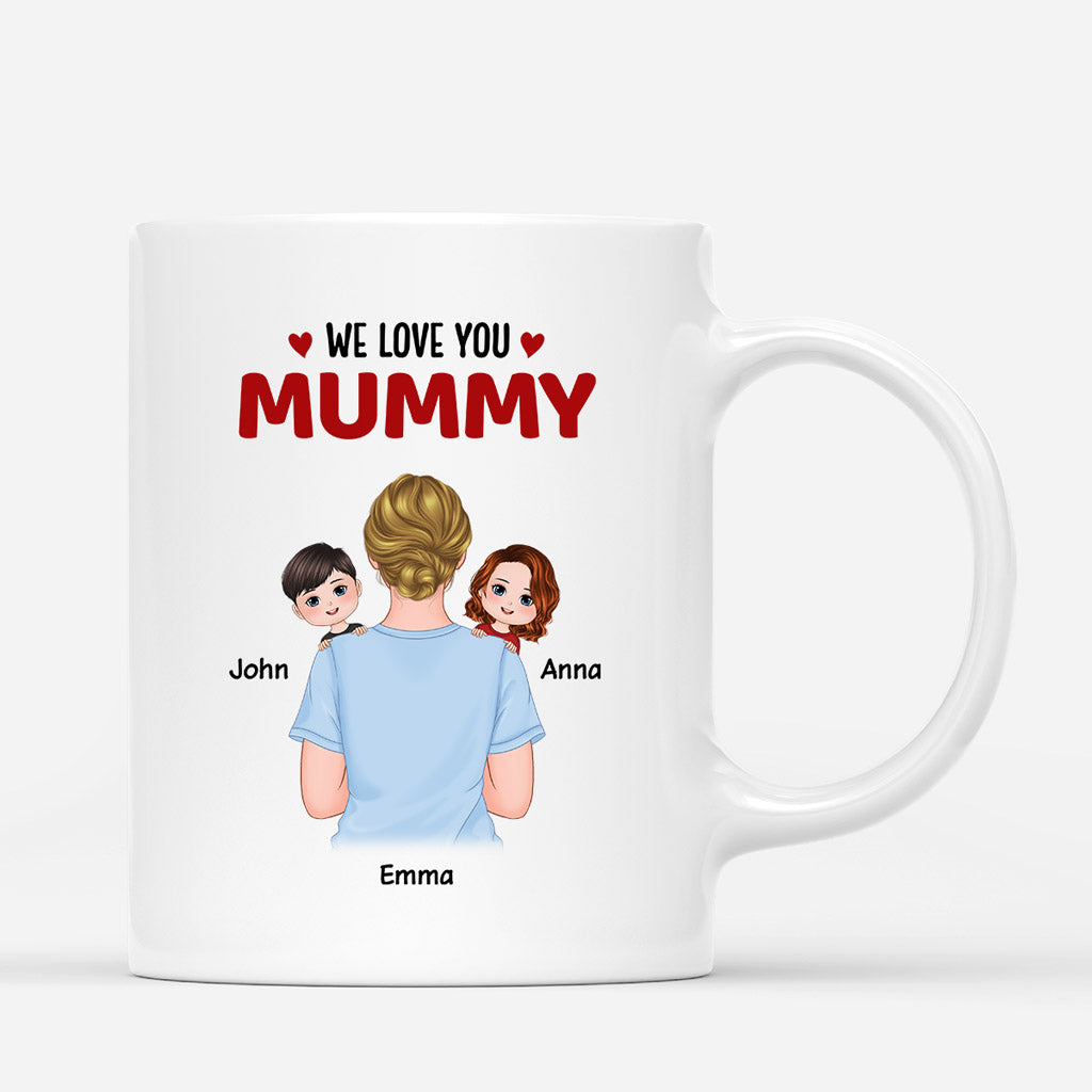 Personalised We Love You Mummy/Nana Mug