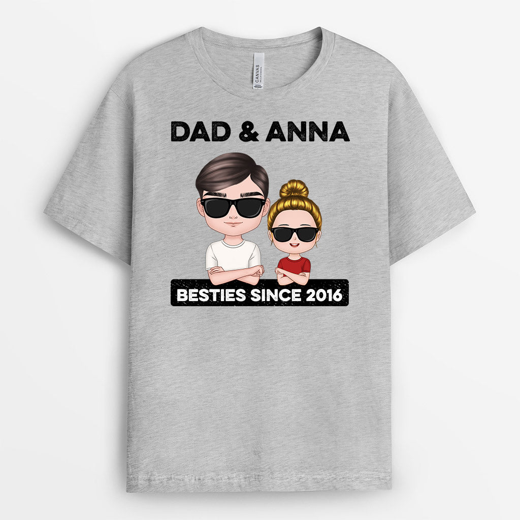 0832AUK1 Personalised T shirts Gifts Dad Grandpa Dad