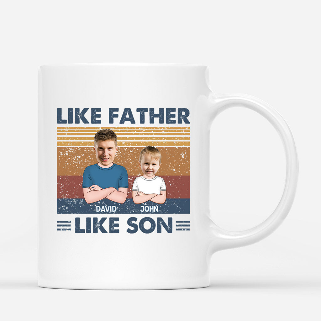 Like Father Like Son - Personalised Gifts | Mugs for Grandad/Dad