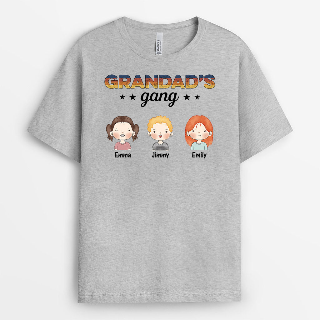 Personalised Grandad/Daddy's Gang T-shirt