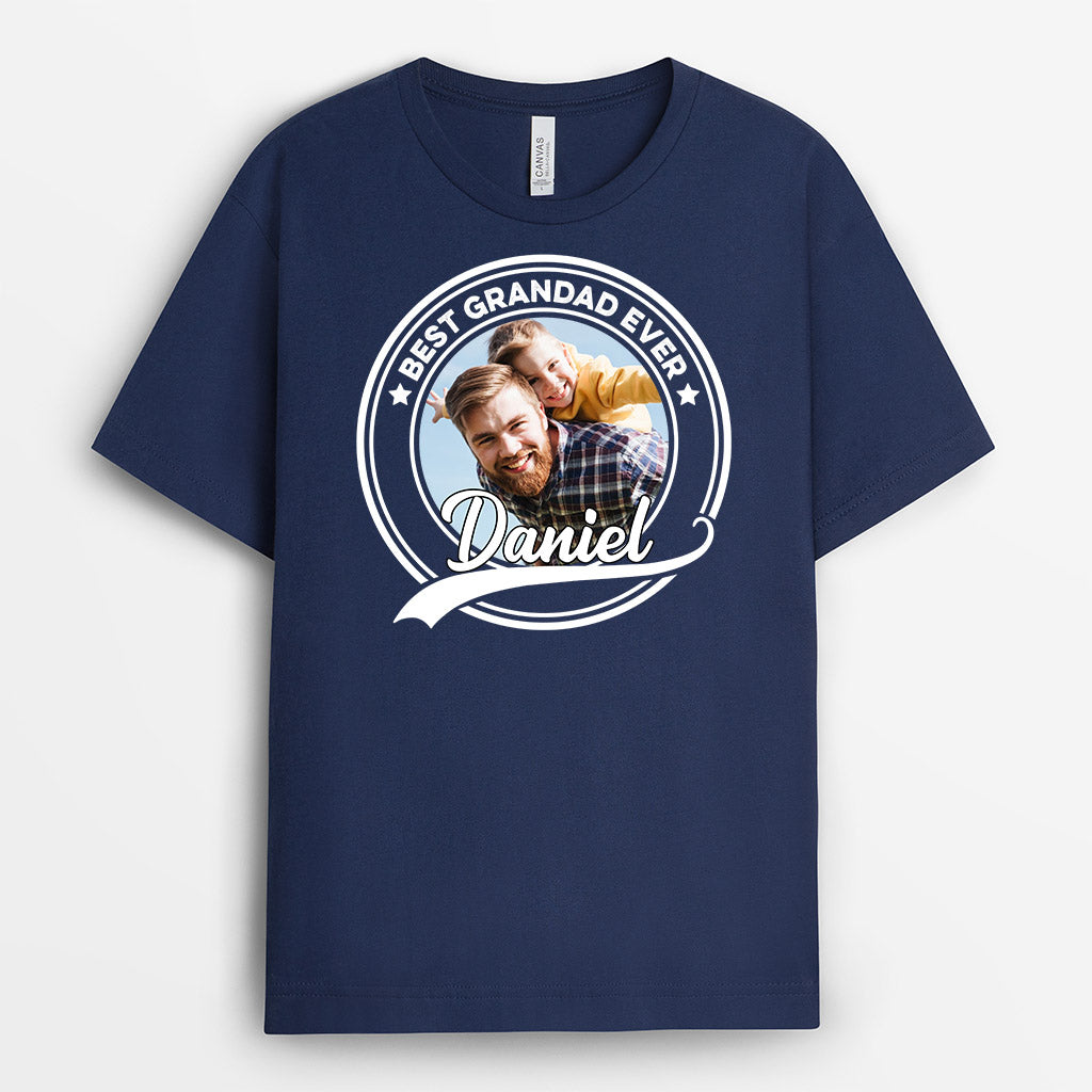 Best Dad/Grandad In The World - Personalised Gifts | T-shirts for Grandad/Dad