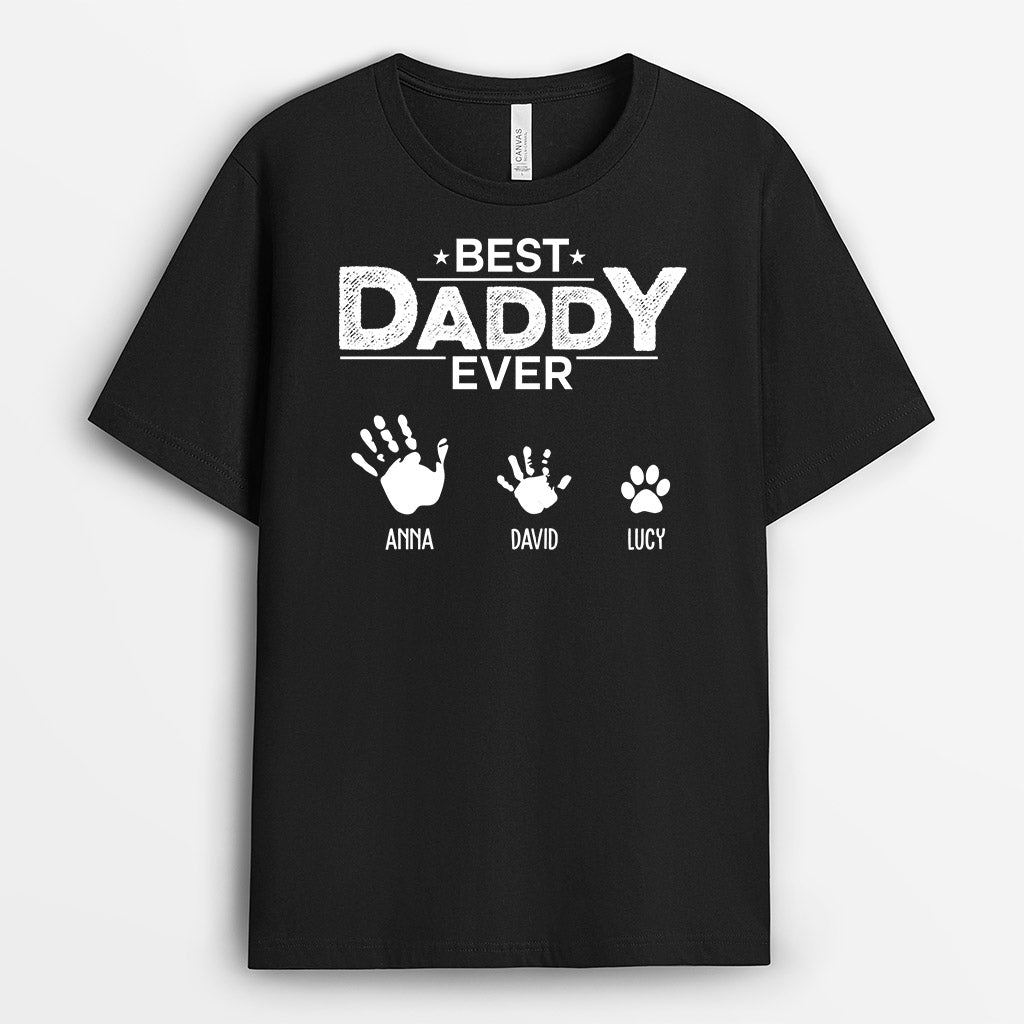 Personalised Best Daddy/Grandad Ever T-shirt