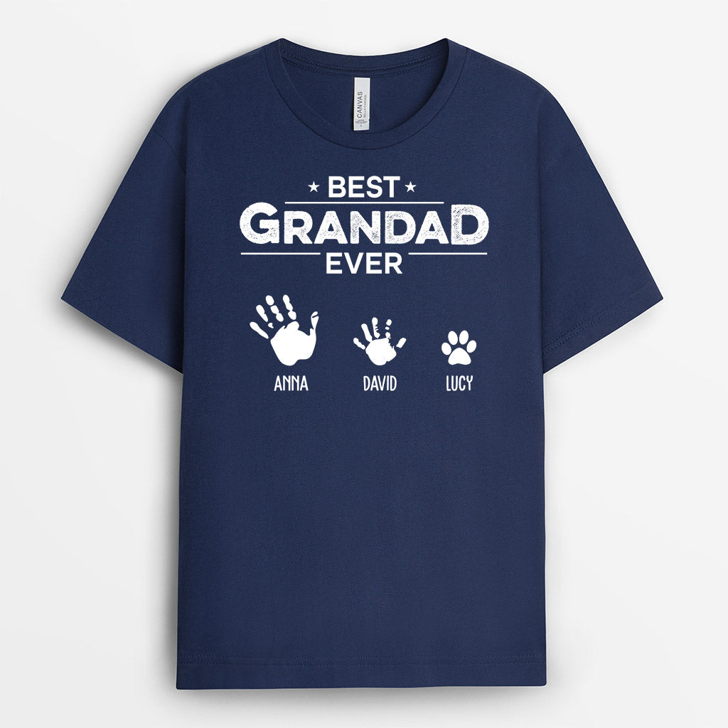 Personalised Best Daddy/Grandad Ever T-shirt