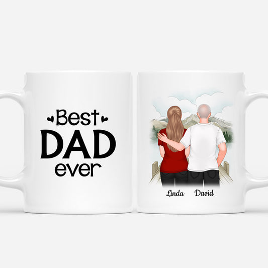 0860MUK1 Personalised Mugs Gifts Father Grandad Dad