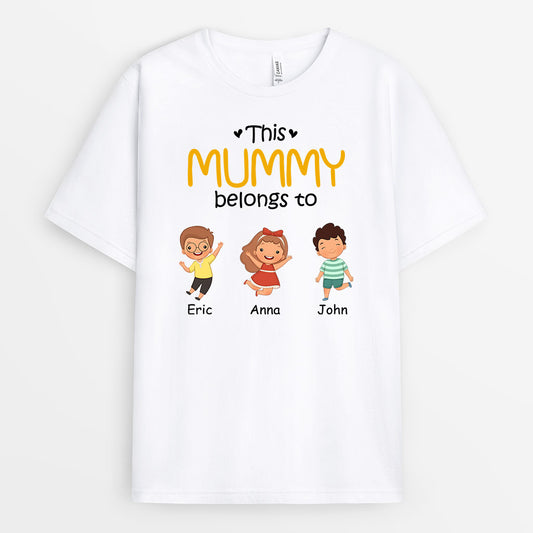 0865AUK1 Personalised T shirts Gifts Kids Grandma Mum