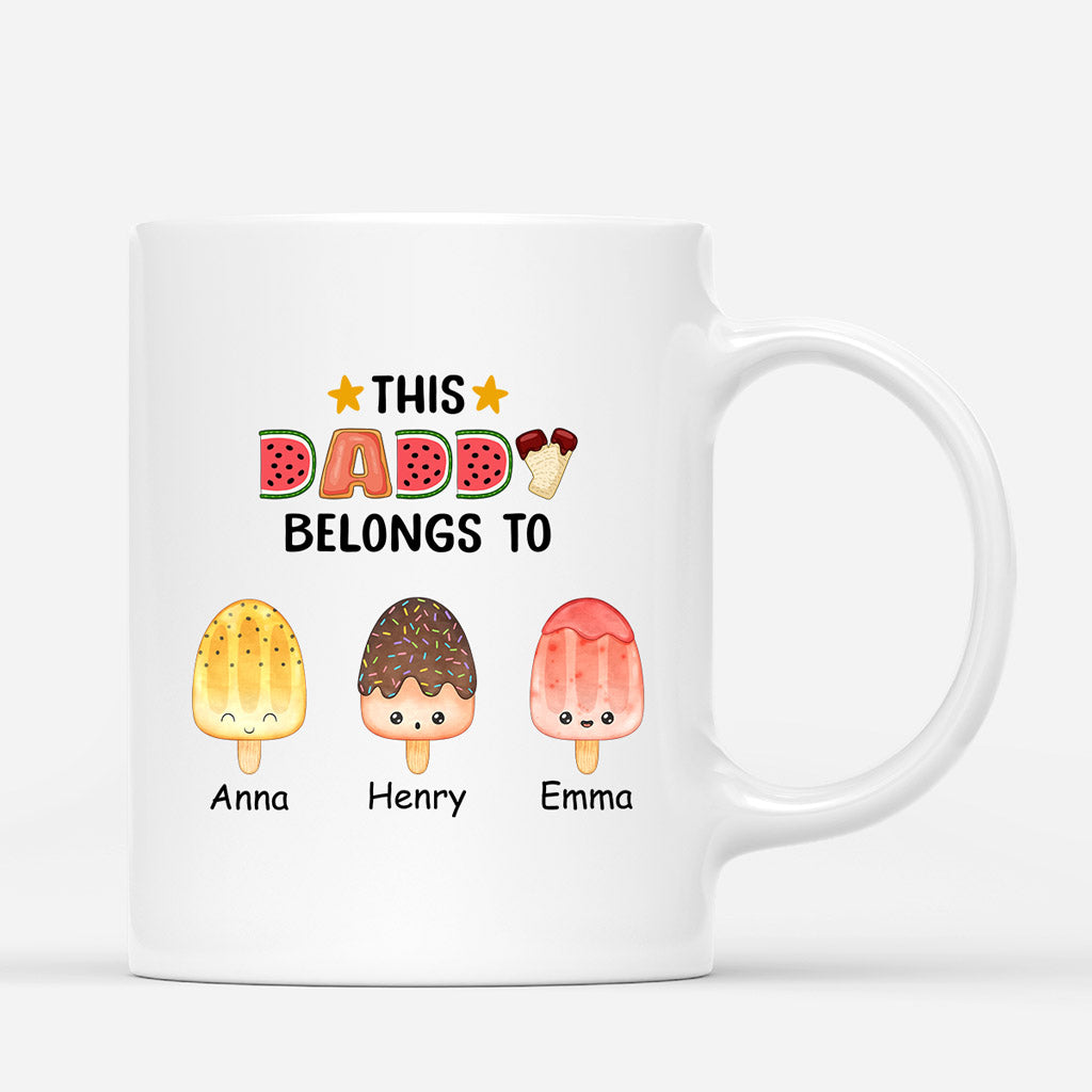 Personalised This Daddy/Grandad Belongs To Mug