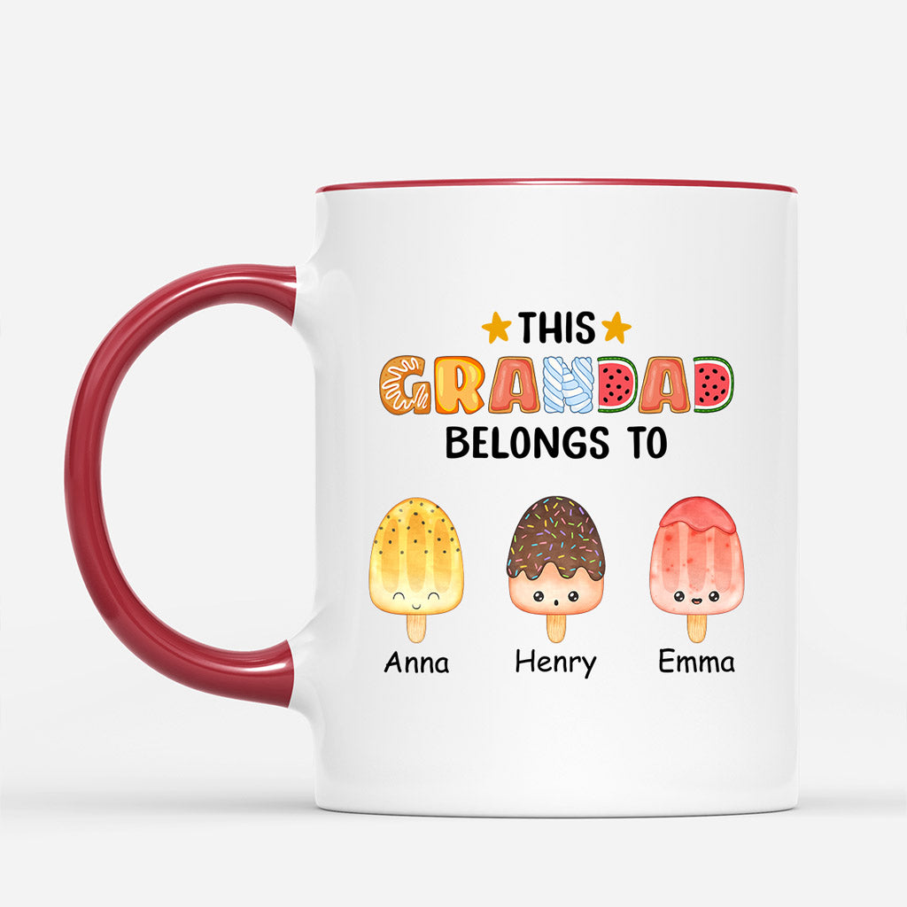 Personalised This Daddy/Grandad Belongs To Mug