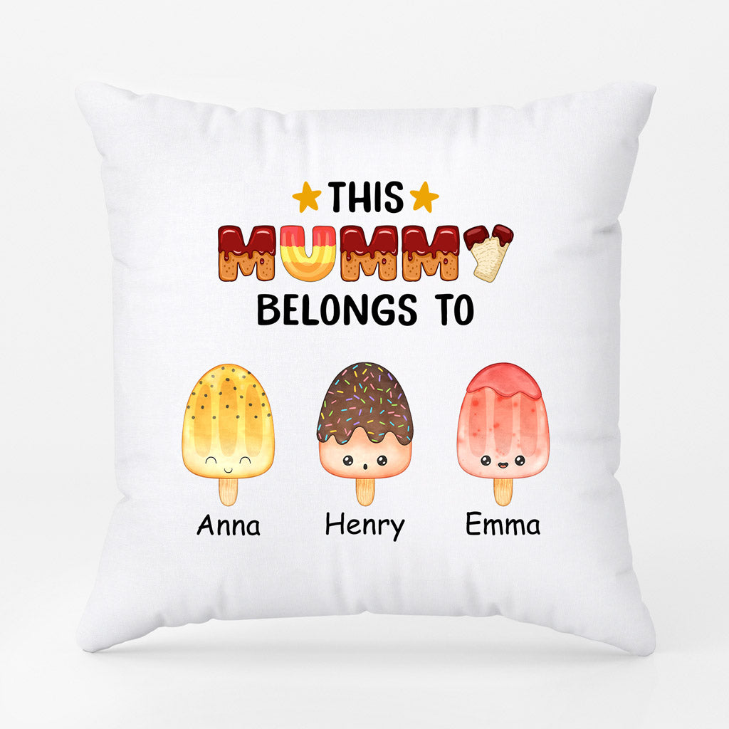 Personalised This Nanny/Mummy Belongs To Pillow