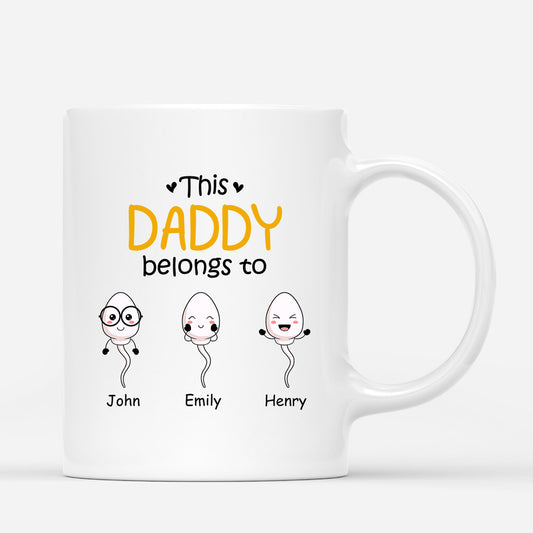 0885MUK1 Personalised Mugs Gifts Kid Grandad Dad