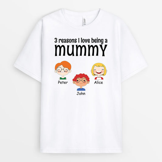 0897AUK1 Personalised T shirts Gifts Kids Grandma Mum