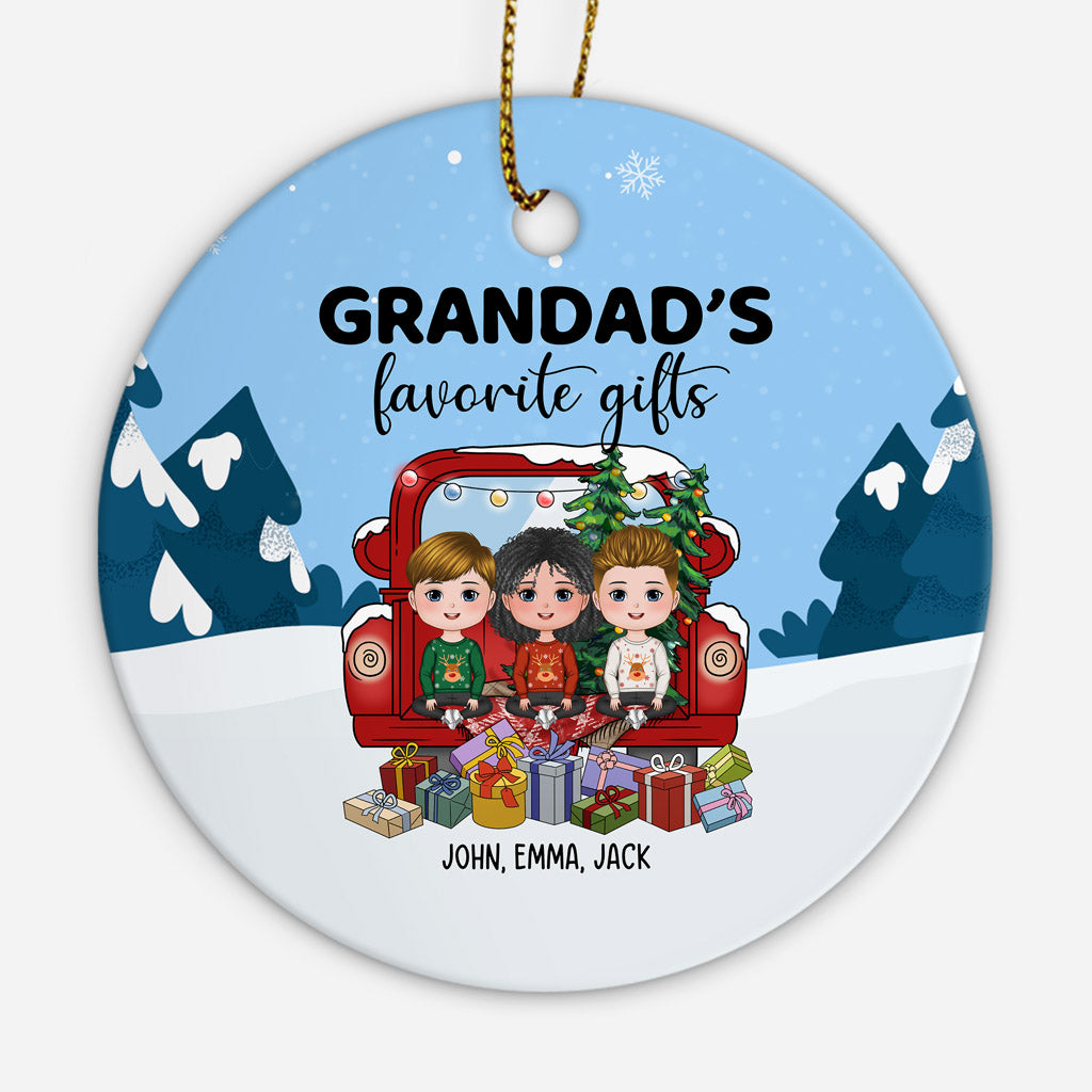 Favourite Gifts - Personalised Gifts | Ornaments for Grandad/Grandma Christmas