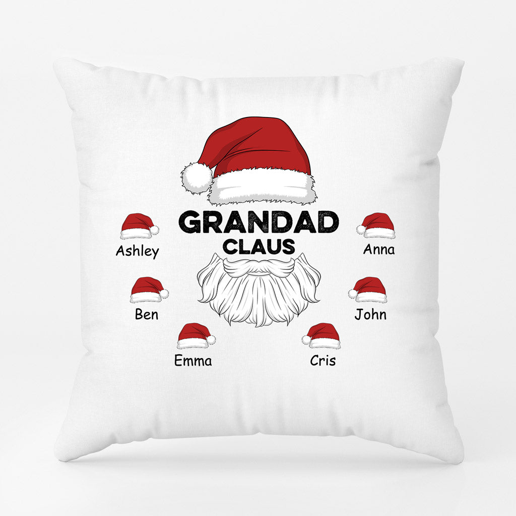 Grandad Claus - Personalised Gifts - Pillow for Grandad/Dad Christmas