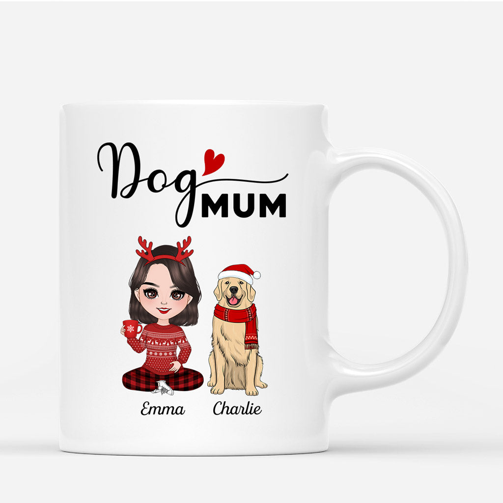 Dog Mum - Personalised Gifts | Mugs for Dog Lovers Christmas