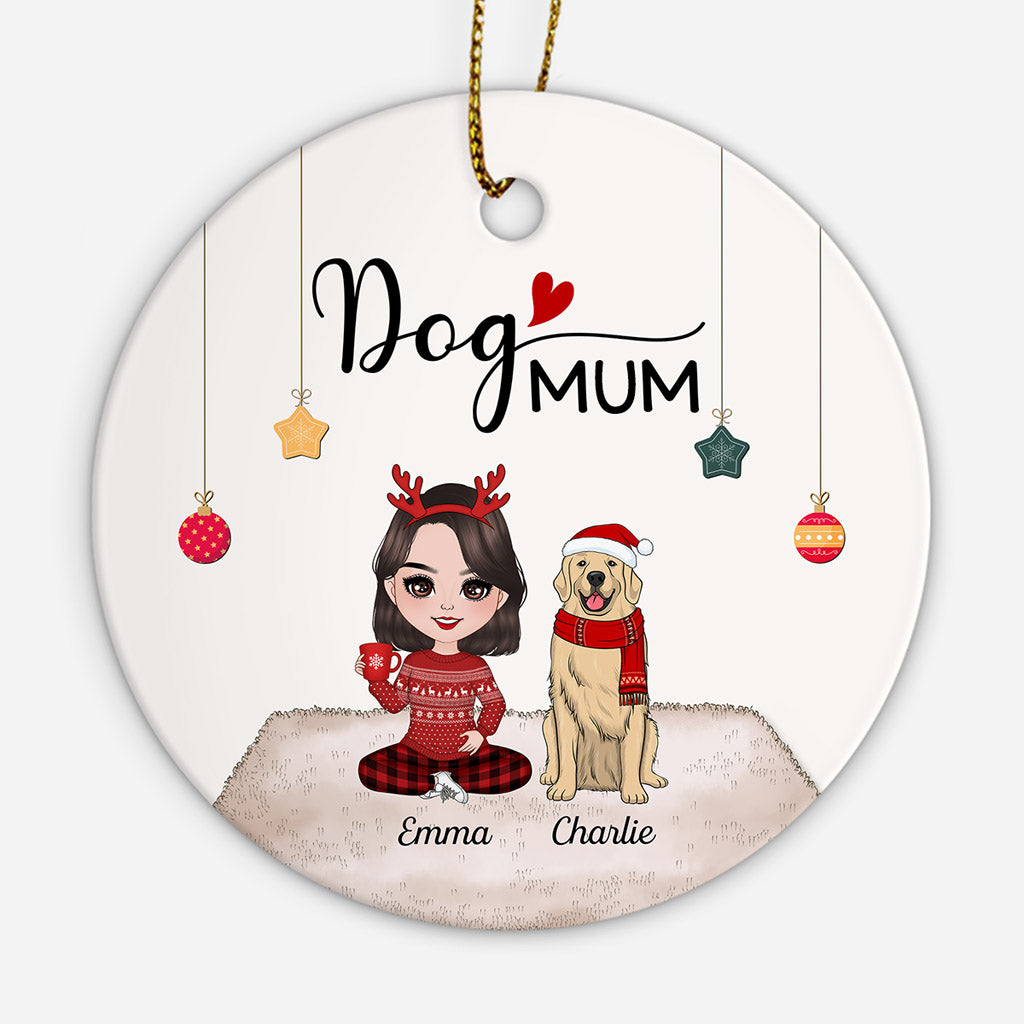 Dog Mum - Personalised Gifts | Christmas Ornaments for Dog Lovers