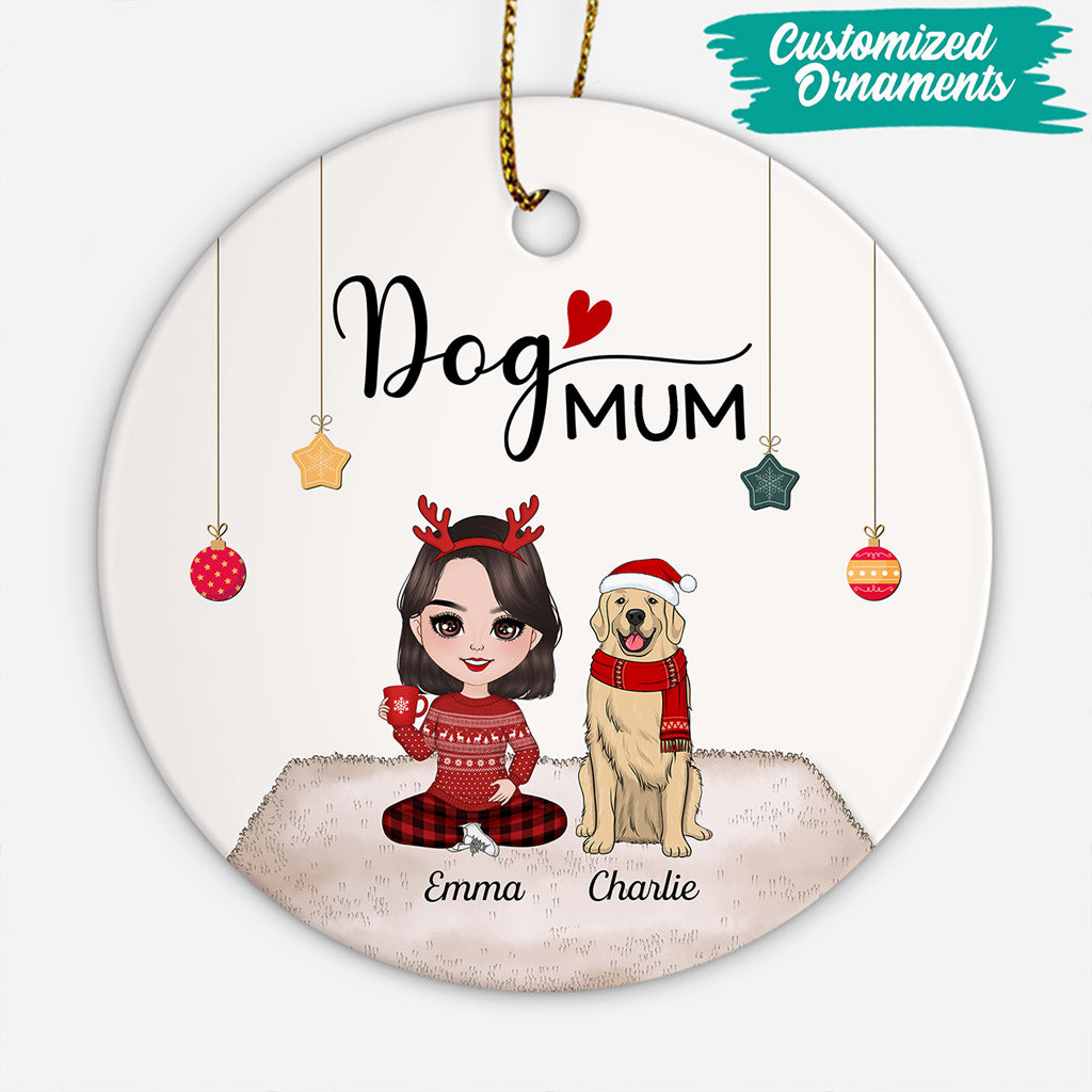 Dog Mum - Personalised Gifts | Christmas Ornaments for Dog Lovers