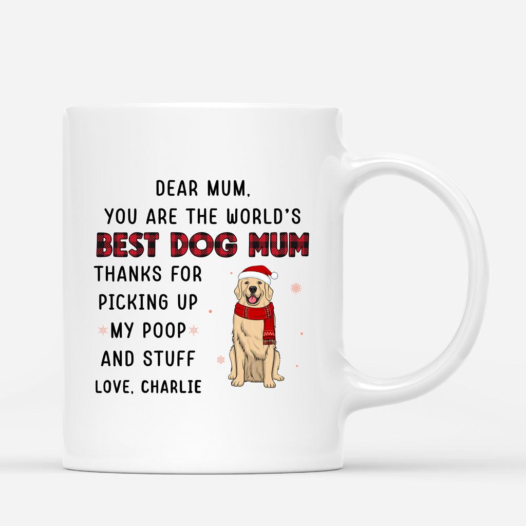 Thank You Mum - Personalised Gifts | Mugs for Dog Lovers Christmas