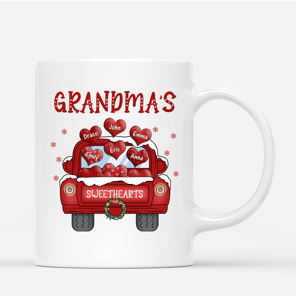 Mummy's Sweethearts - Personalised Gifts | Mugs for Grandma/Mum Christmas