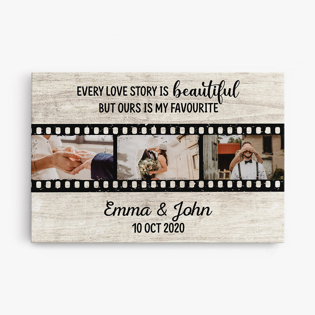 Our Love Story - Personalised Gifts | Canvas For Old Couples/Lovers