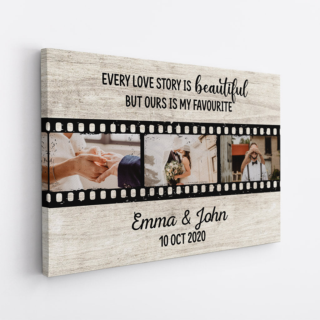 Our Love Story - Personalised Gifts | Canvas For Old Couples/Lovers