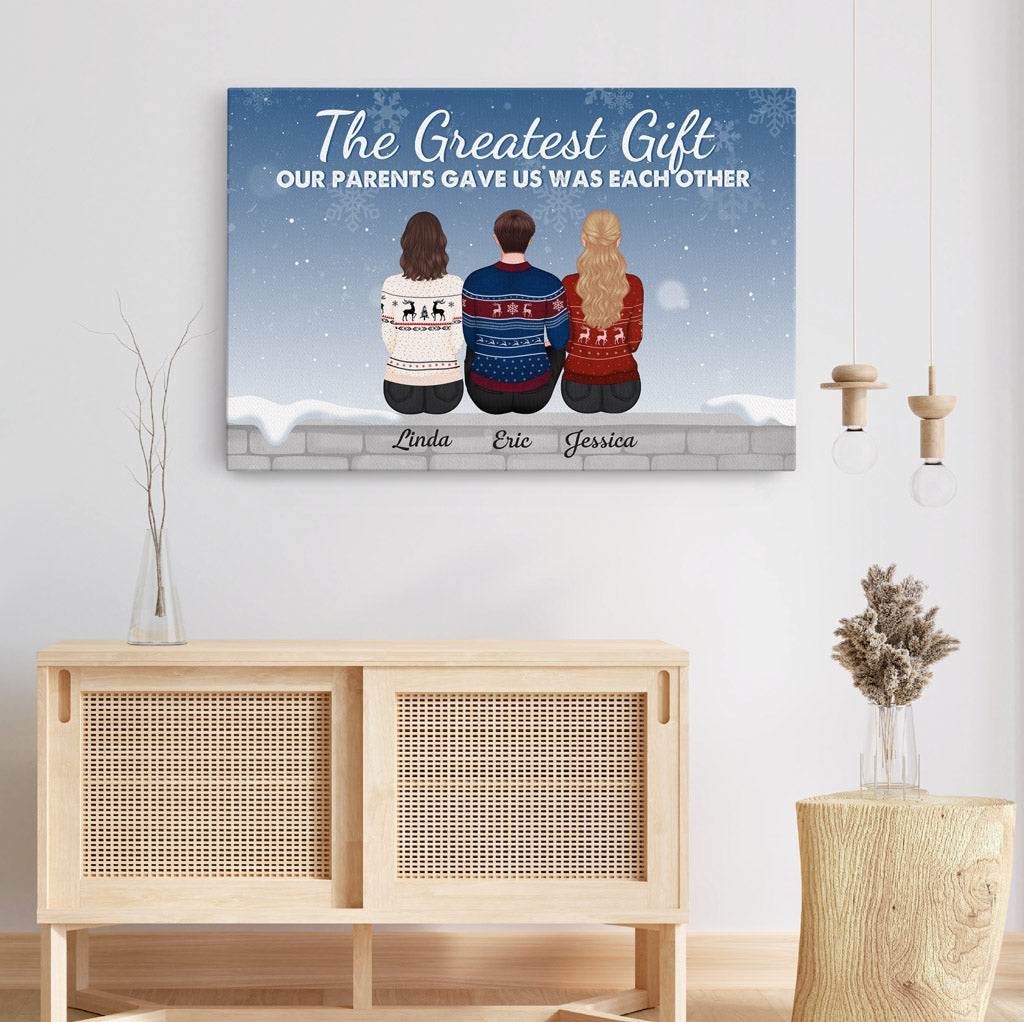 The Greatest Gifts - Personalised Gifts | Canvas for Christmas