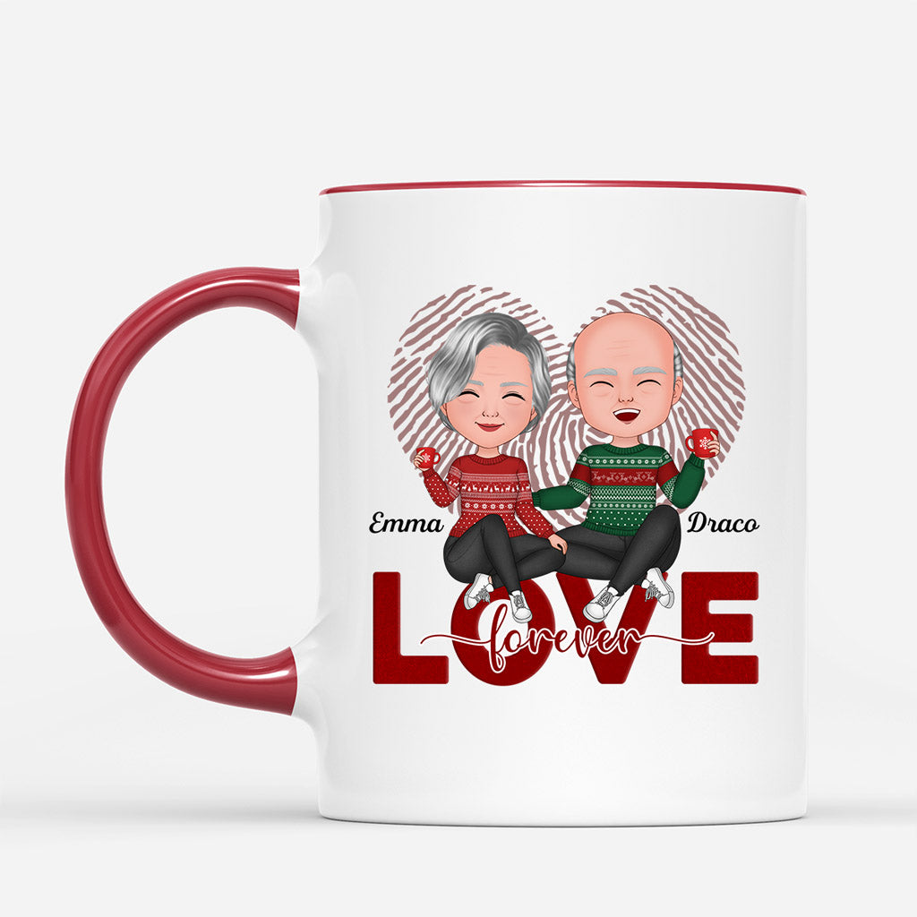 Love Forever - Personalised Gifts | Mugs for Couples/Lovers Christmas