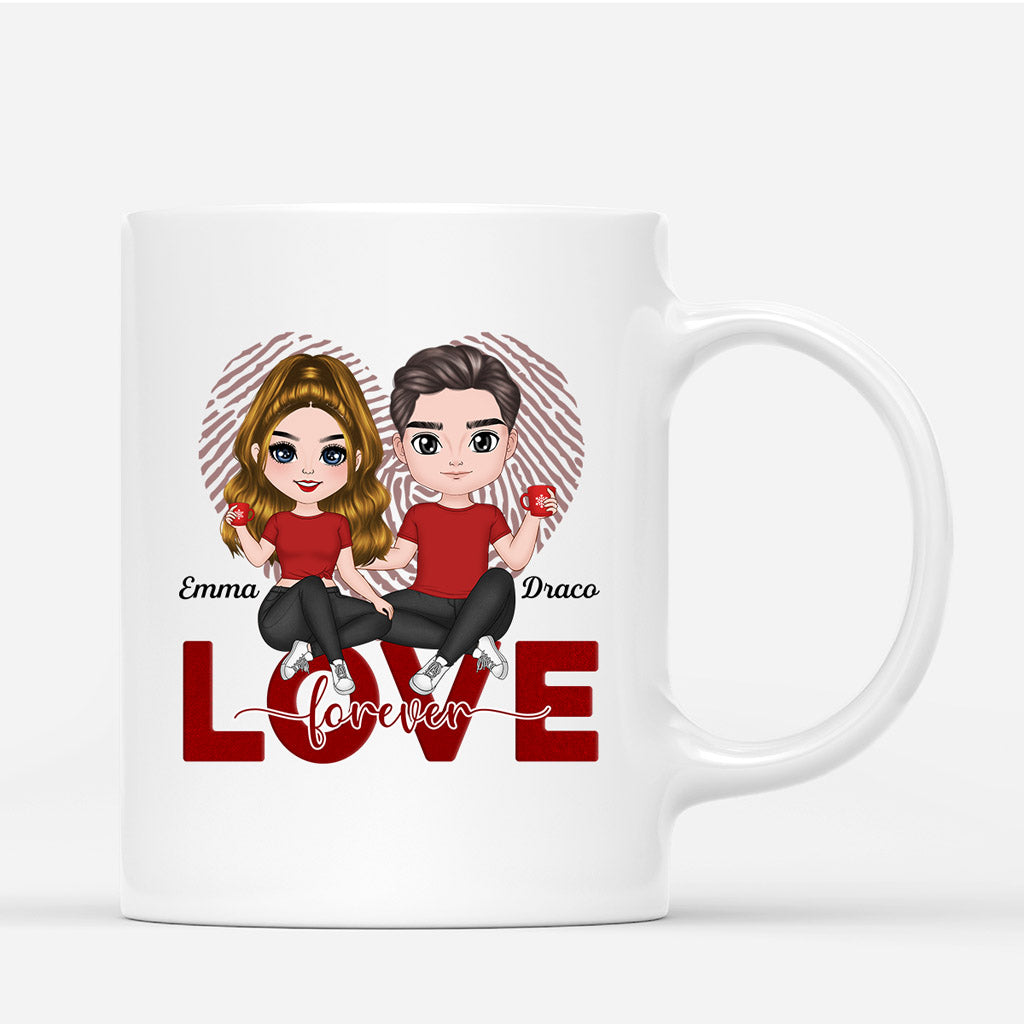 Love Forever - Personalised Gifts | Mugs for Couples/Lovers Christmas