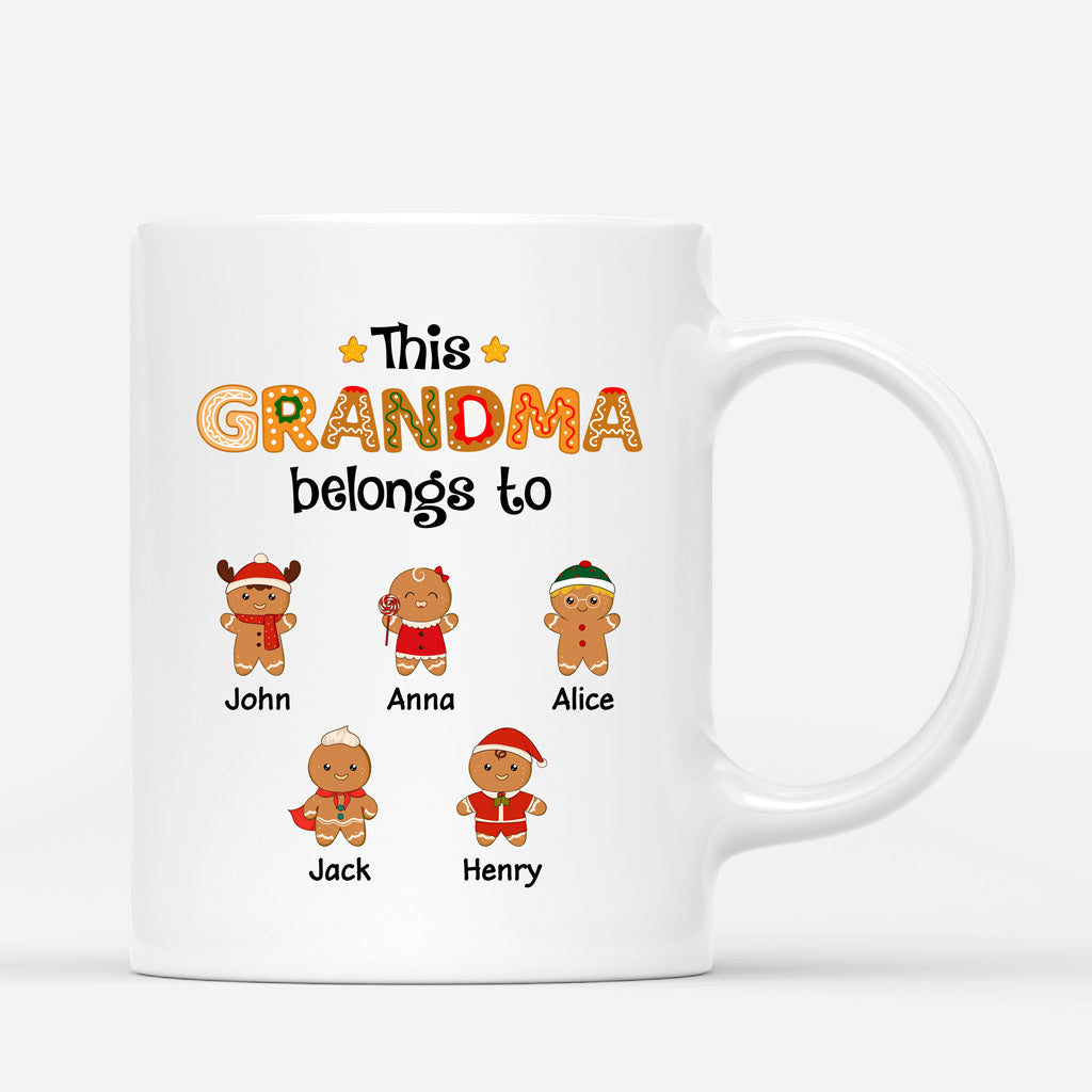 This Grandma Belongs To - Personalised Gifts | Mugs for Grandma/Mum Christmas