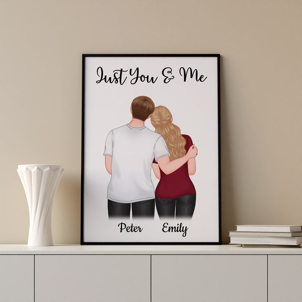 Just You & Me - Personalised Gifts | Posters for Couples/Lovers