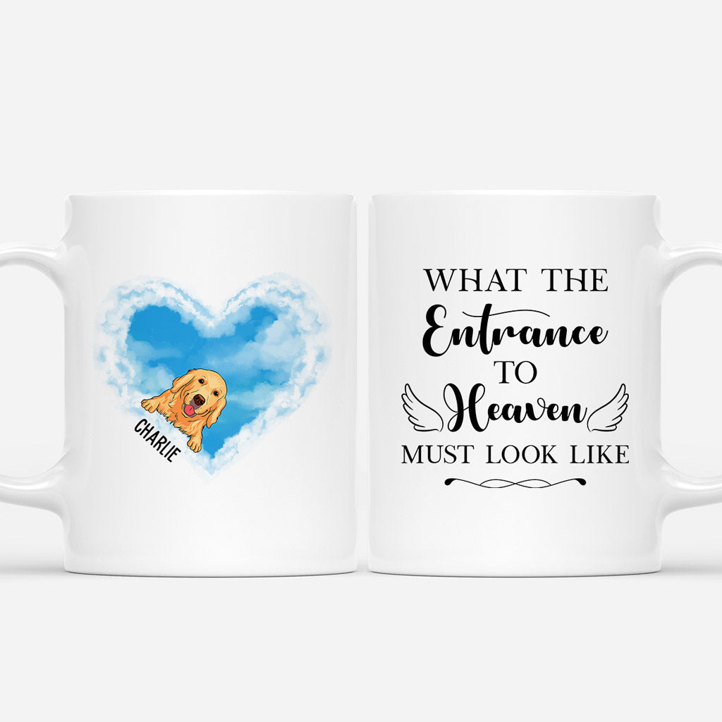 What The Entrance To Heaven- Personalised Gifts | Mugs For Dog Lovers