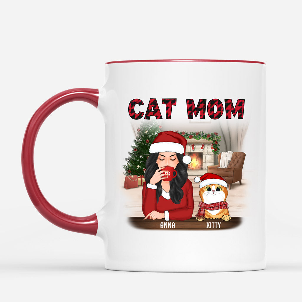 Cat Mum - Personalised Gifts | Mugs for Cat Lovers Christmas