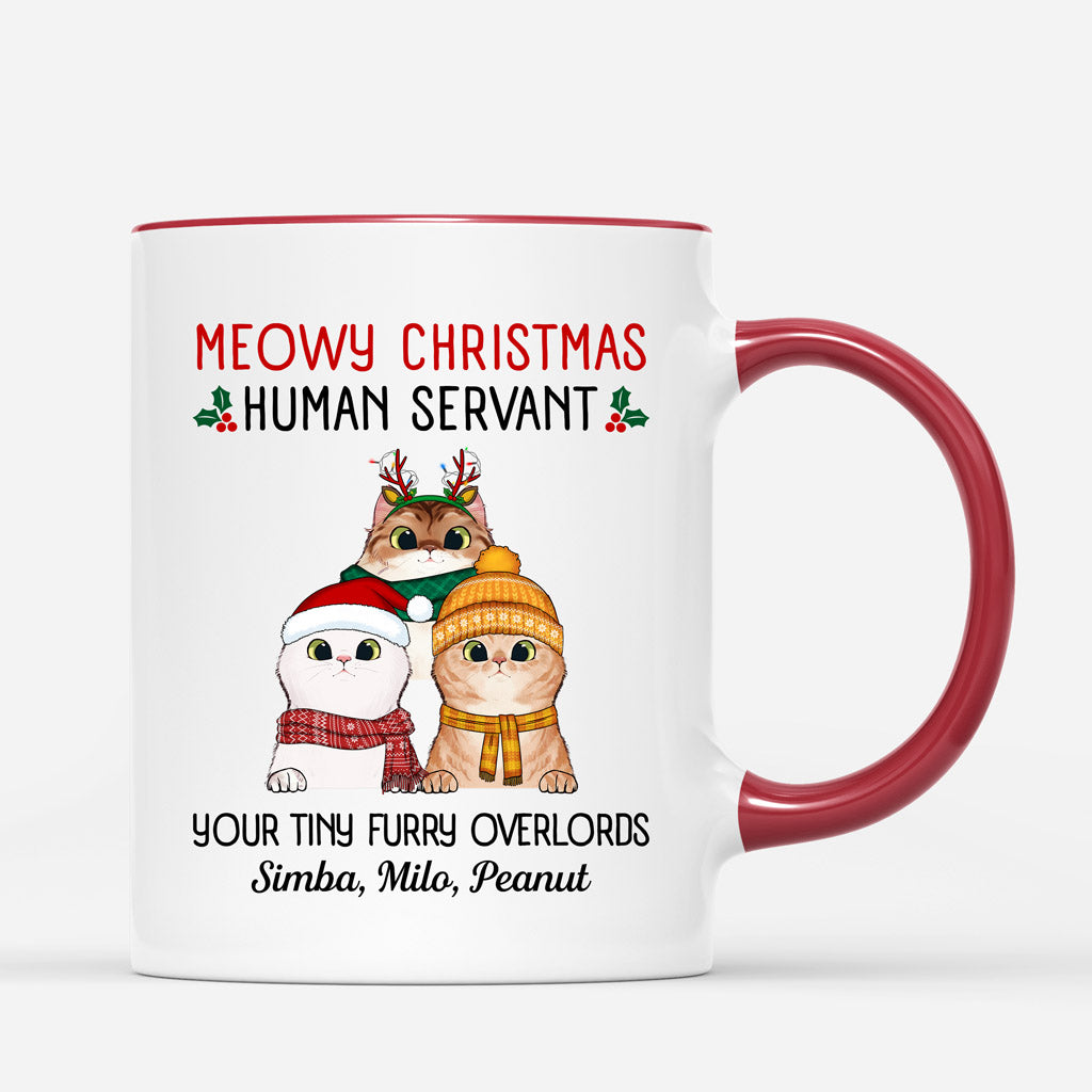 Meowy Christmas - Personalised Gifts | Mug for Cat Lovers Christmas