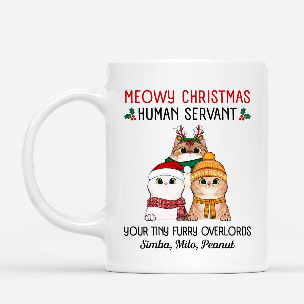 Meowy Christmas - Personalised Gifts | Mug for Cat Lovers Christmas