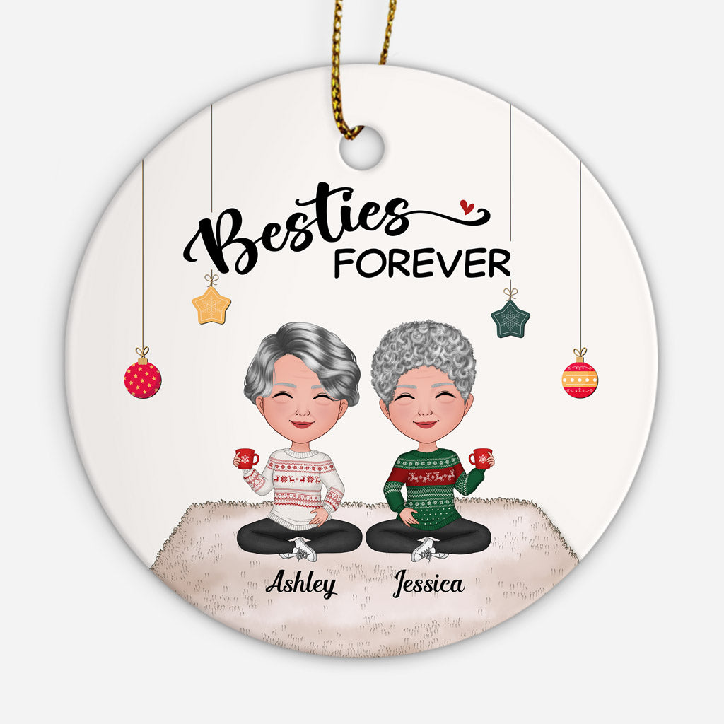 Besties Forever - Personalised Gifts | Christmas Ornaments for Best Friends