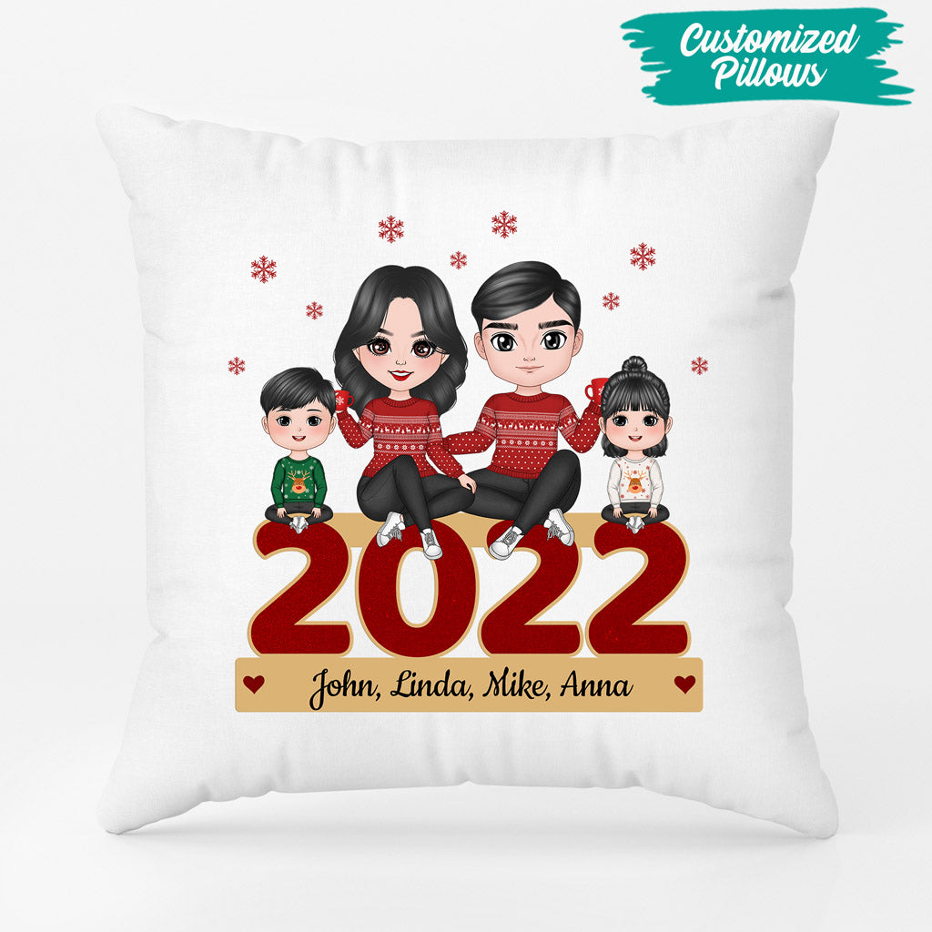 Family - Personalised Gifts | Pillow for Mum/Dad Christmas