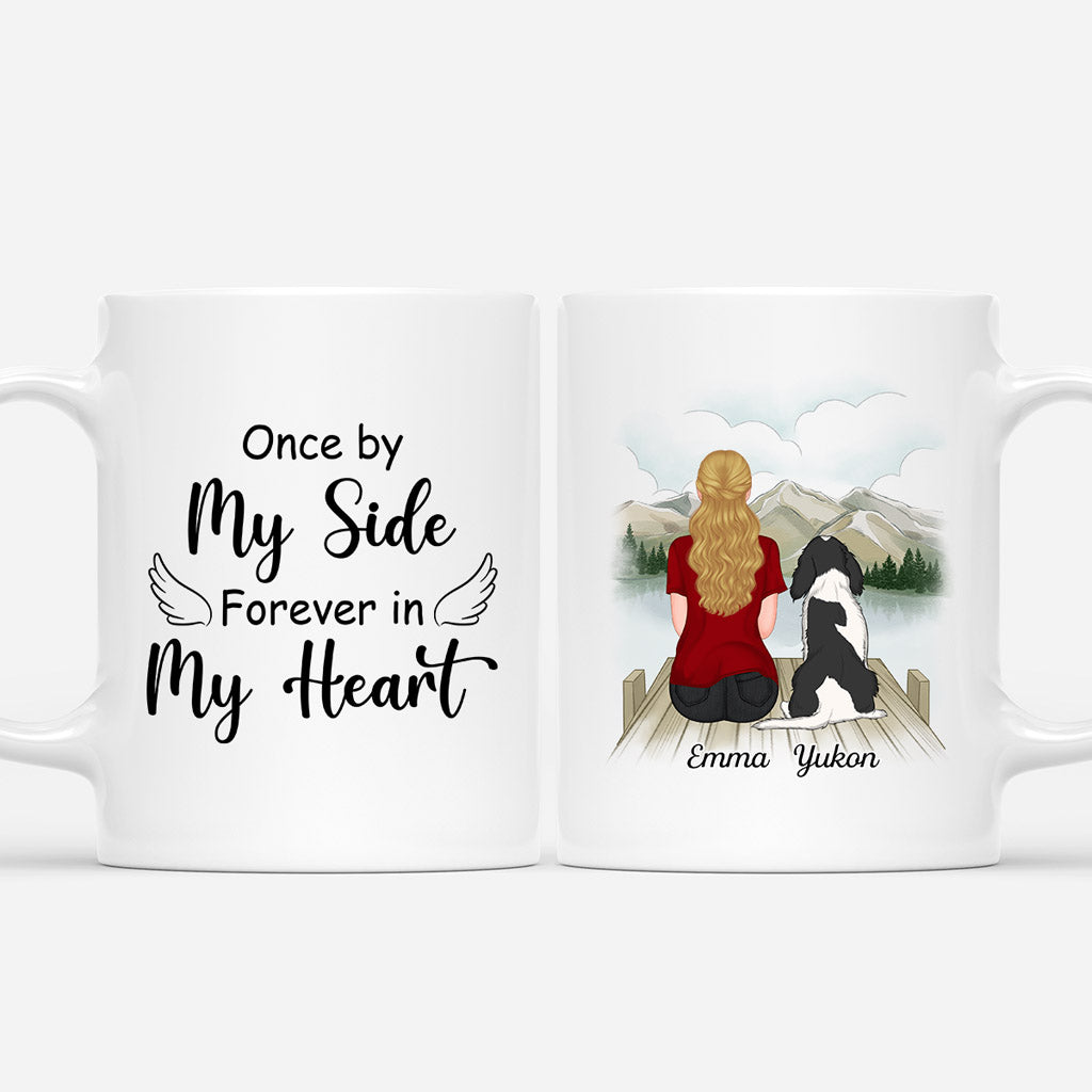 Once By My Side, Forever In My Heart - Personalised Gifts | Mugs for Dog Lovers