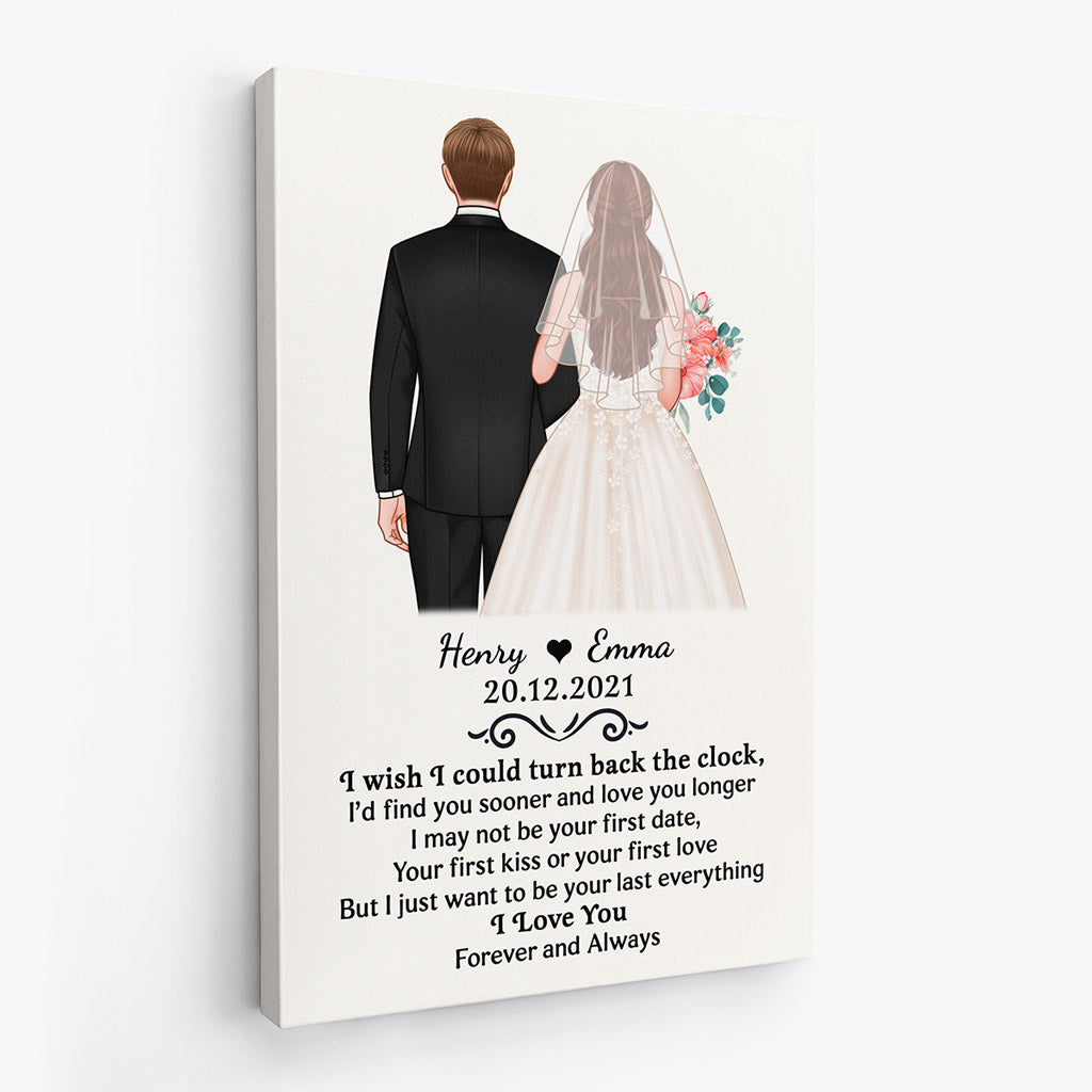Turn Back The Clock - Personalised Gifts | Canvas for Couples/Lovers