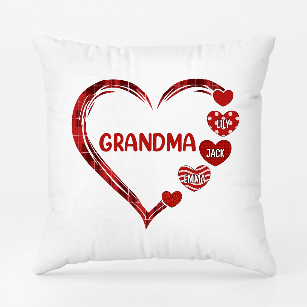 Grandma's Sweetheart - Personalised Gifts | Pillow for Grandma/Mum