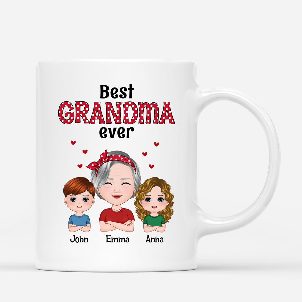 Best Grandma/Mummy Ever - Personalised Gifts | Mugs for Grandma/Mum